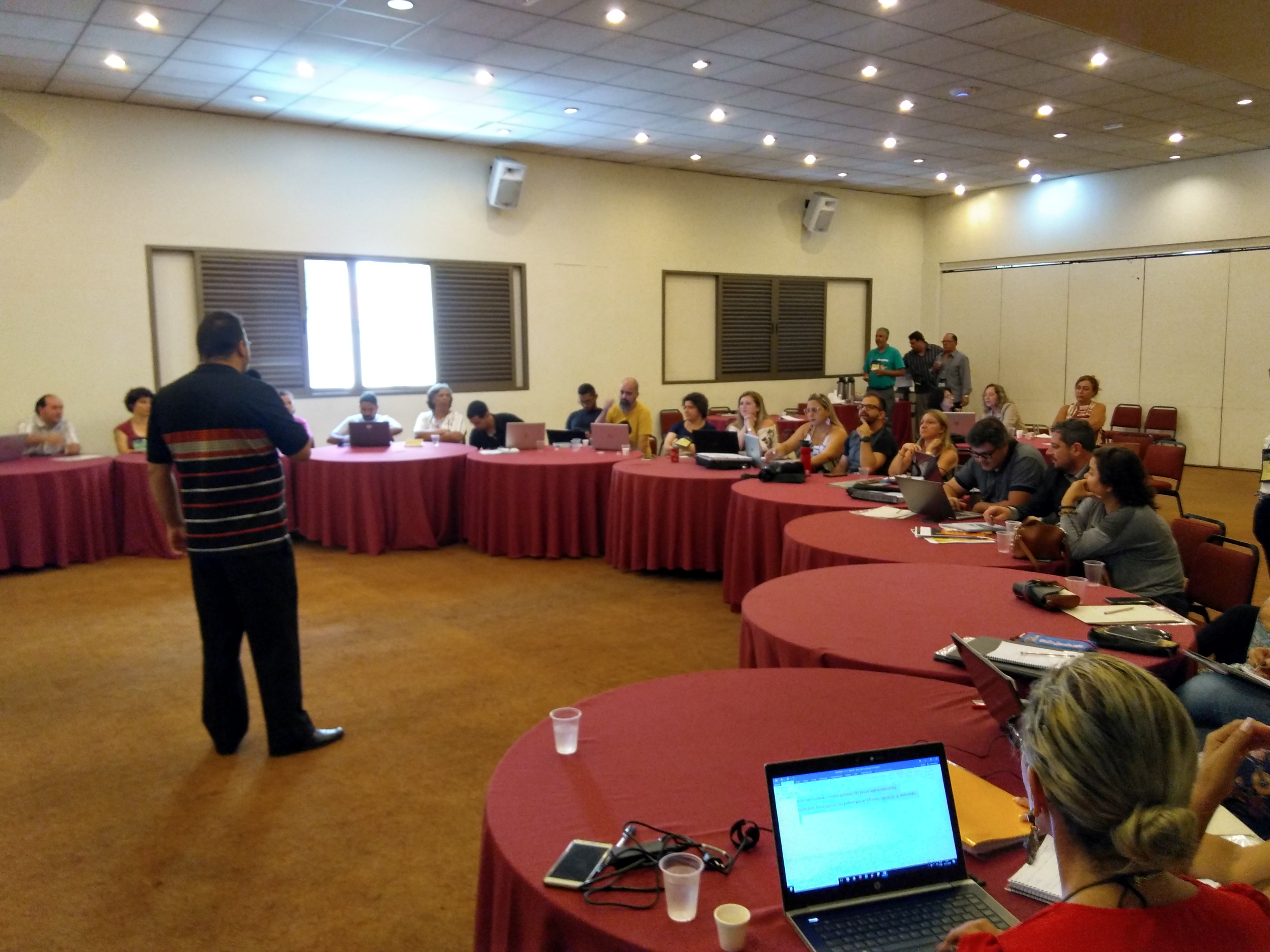 Representantes dos 12 Conservatórios Estaduais de Música (CEM) de Minas Gerais se reuniram em Belo Horizonte. Foto: Marcelo Ernesto
